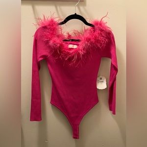 NWT! Altar’d state Pink Bodysuit